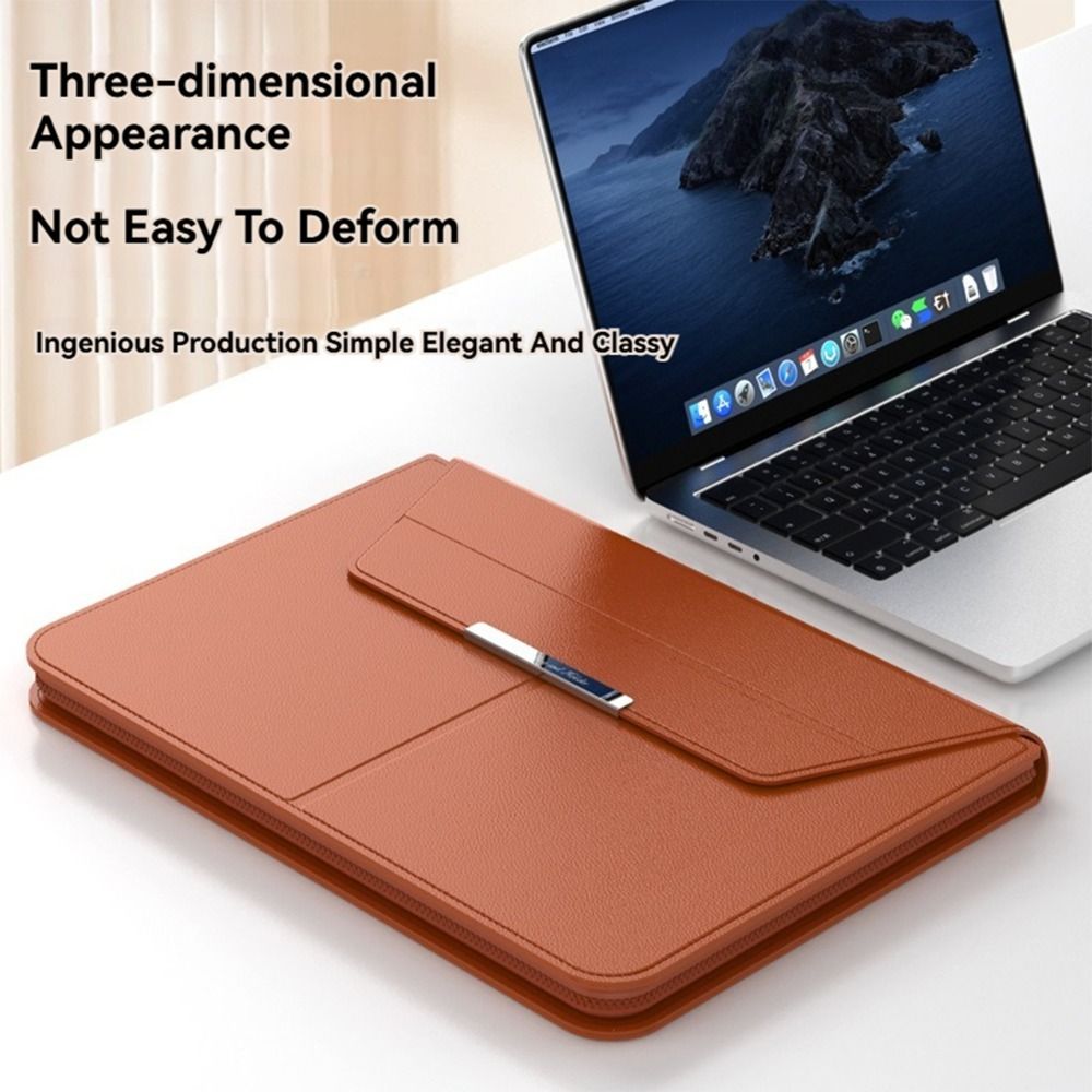 Leather Work Laptop Bag - Capa para Laptop de 13-14/15-16 Polegadas