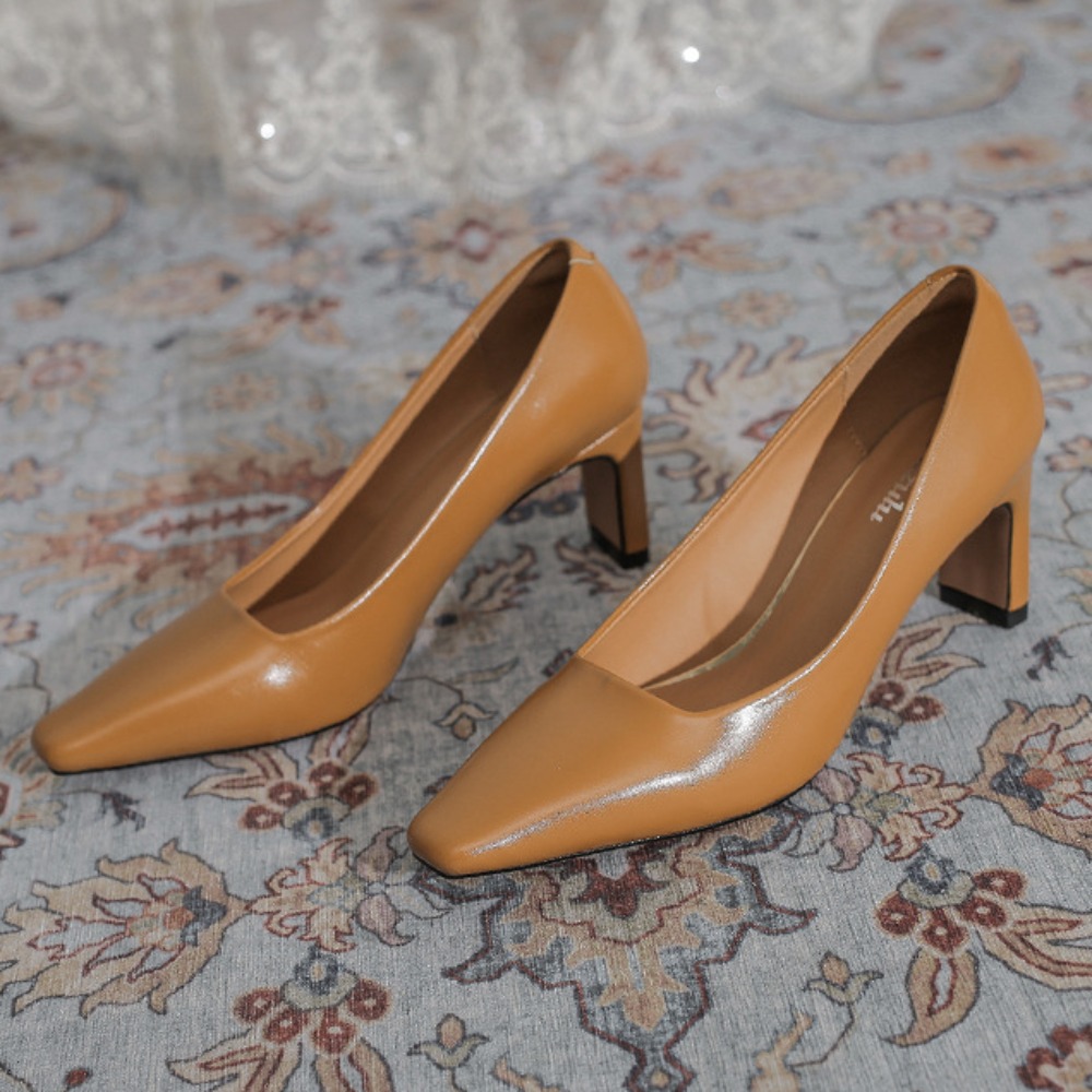 Leatherwork In French - Salto alto feminino novo profissional sapatos