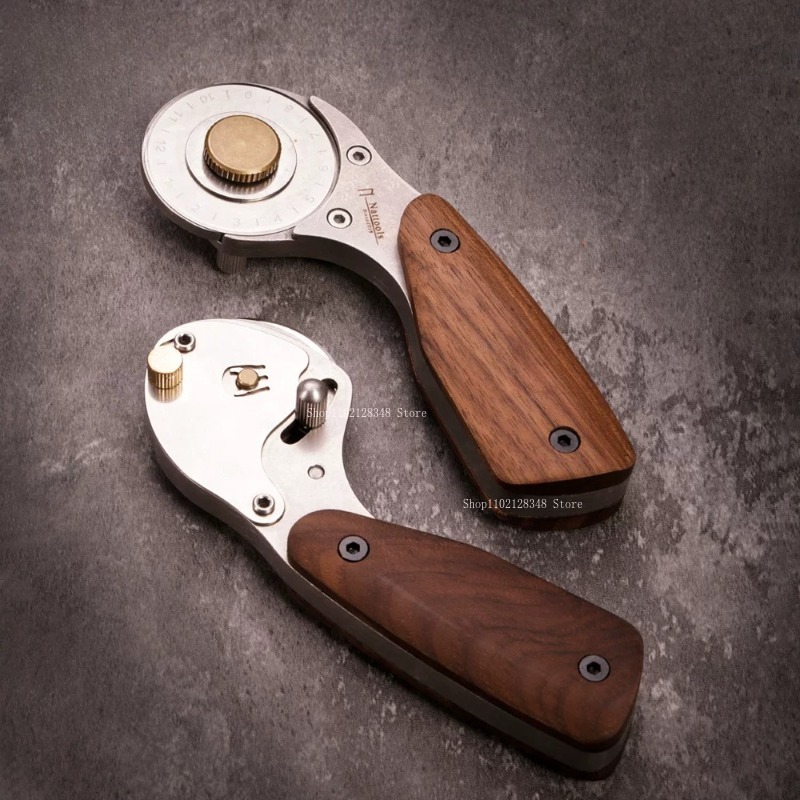 Leatherwork Roller - Cortador de Couro Artesanal com Cabo