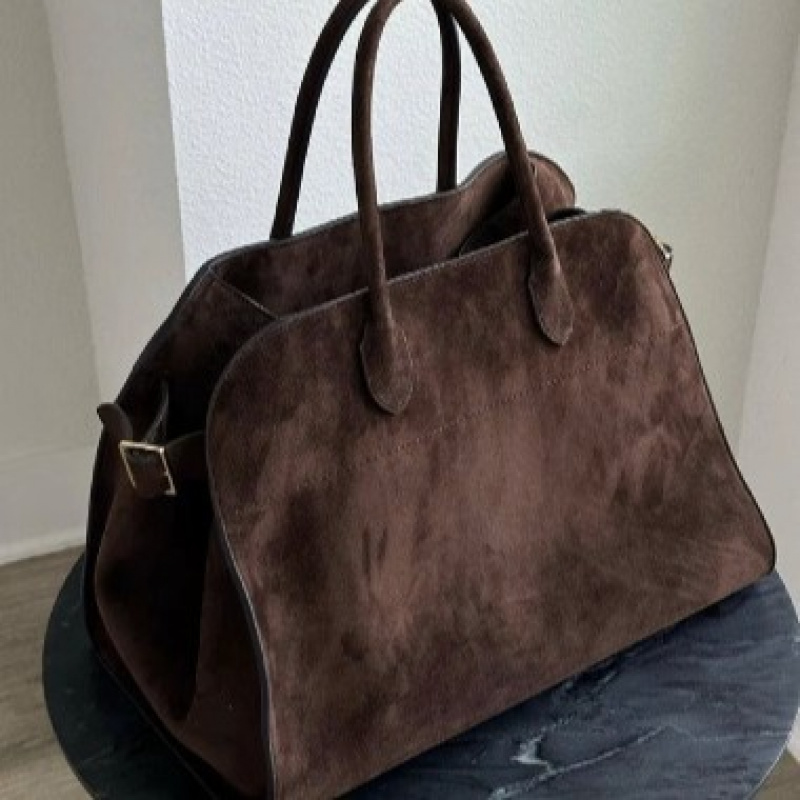 Leather Work Bag Women - Nova sacola acolchoada espessada atualizada para