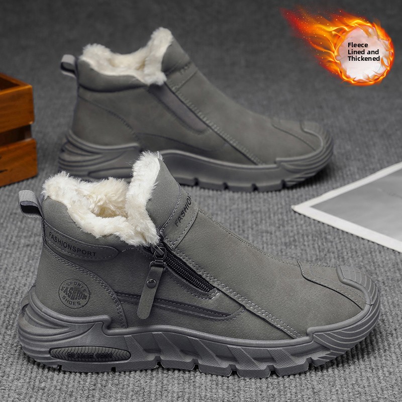 Youtube Leatherwork - Botas de Trabalho Masculinas de Inverno