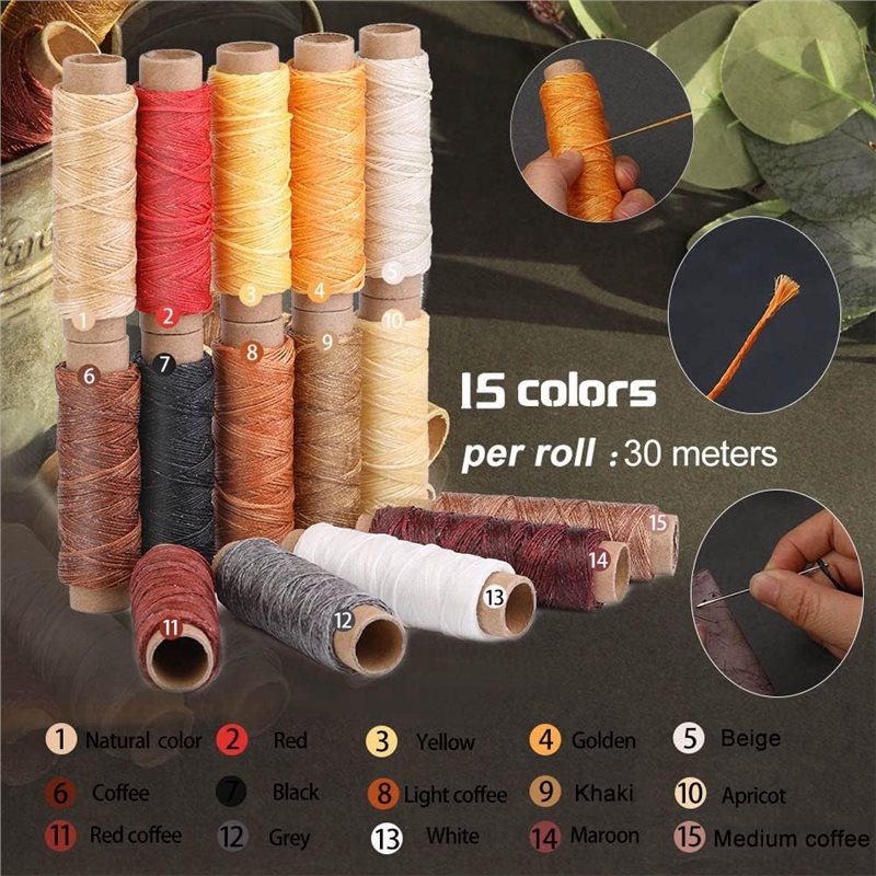 Beginner Leatherwork Kit - Kit de Ferramentas para Trabalho em