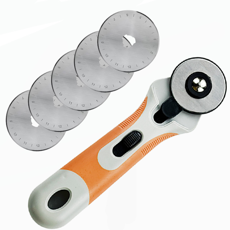 Leatherwork Roller - Cortador Rotativo de 45mm, Faca de
