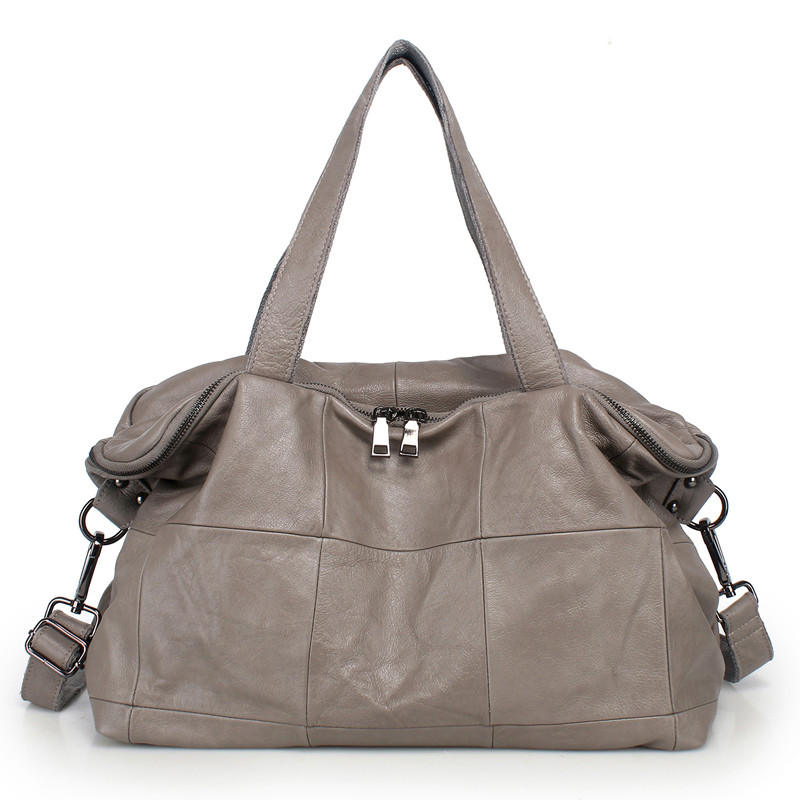 Leather Work Bag Women - Bolsa tote de grande capacidade para