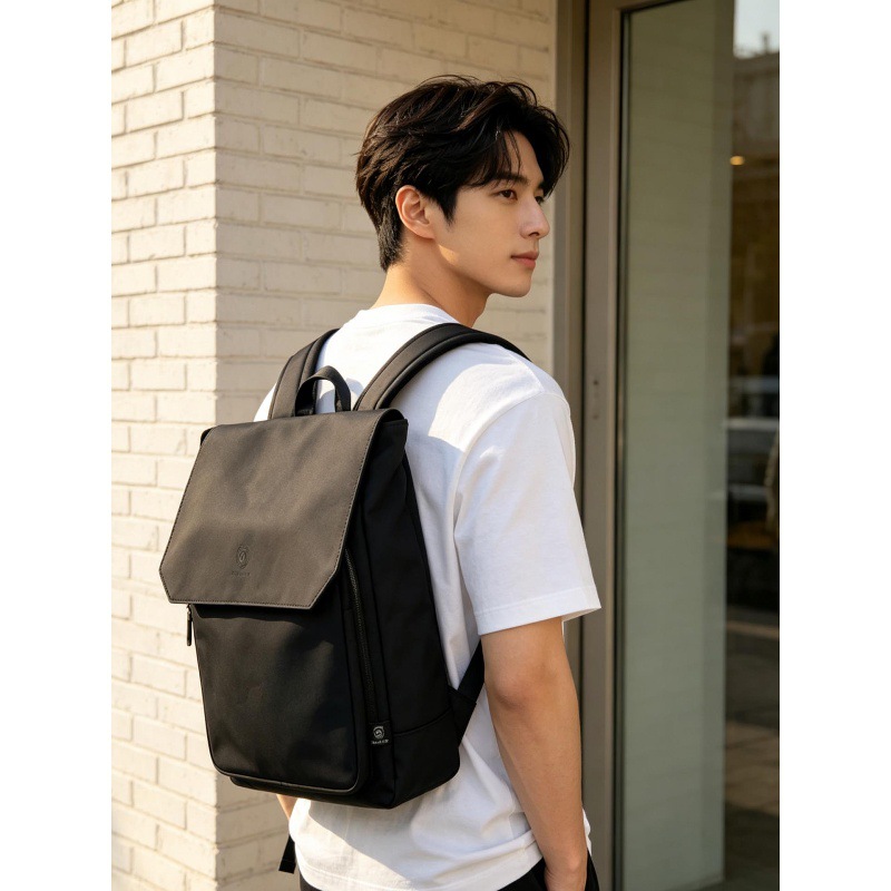 Mochila de couro sintético de  - Leather Work Rucksack Mens avaliação e preço