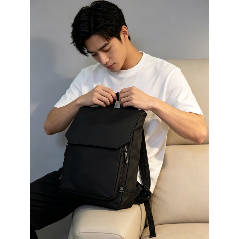 Mochila de couro sintético de  - Leather Work Rucksack Mens avaliação e preço