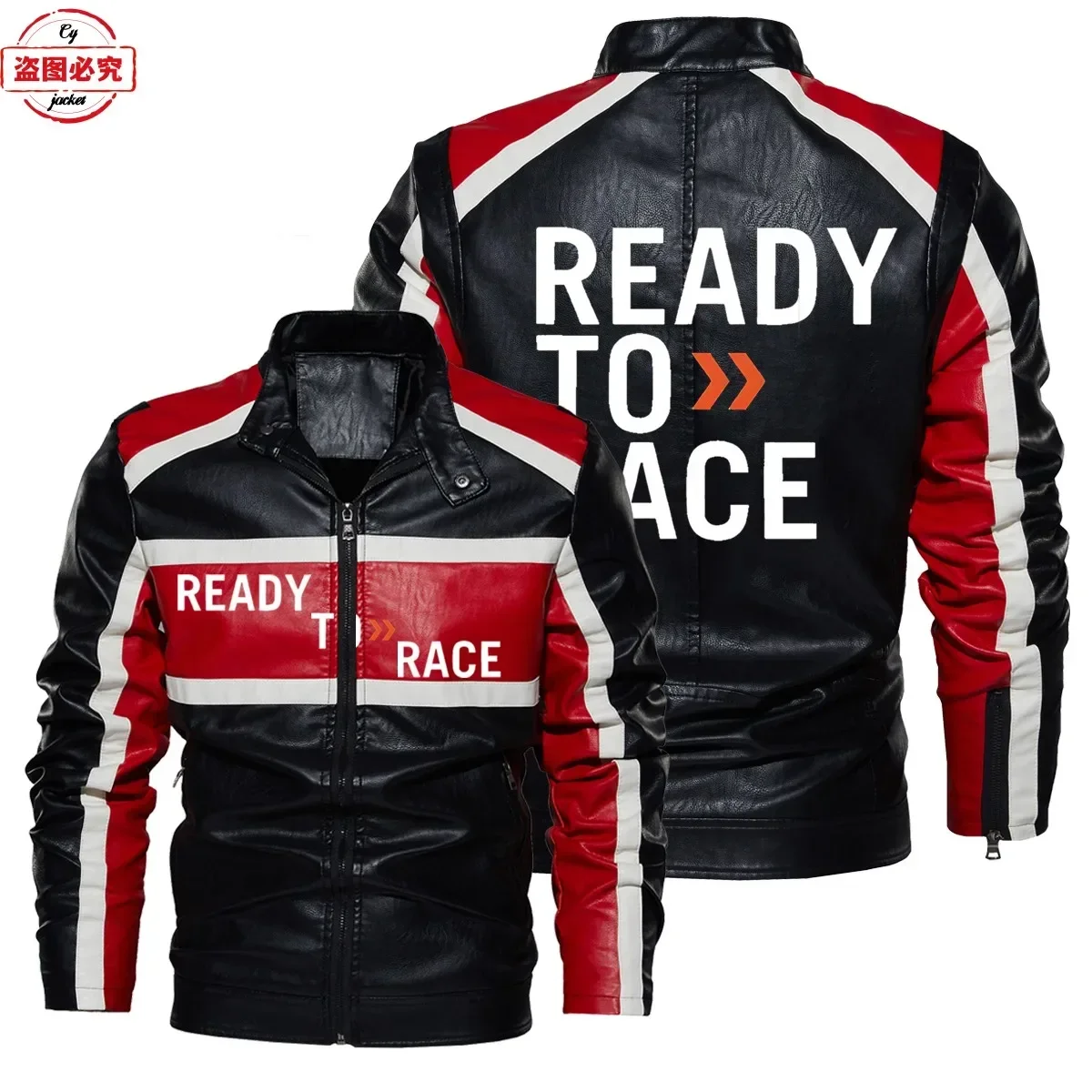 Jaqueta de Couro PU com Capuz  - Leather Work Jacket With Hood avaliação e preço