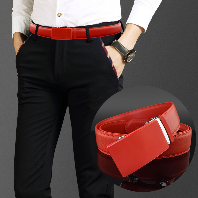 Cinto branco com fivela automá - Leather Work Jeans avaliação e preço