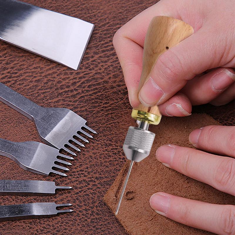 Kit de ferramentas para trabal - Beginner Leatherwork Kit avaliação e preço