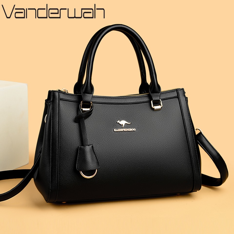 Bolsa Transversal de Ombro em  - Leather Work Bag Women avaliação e preço