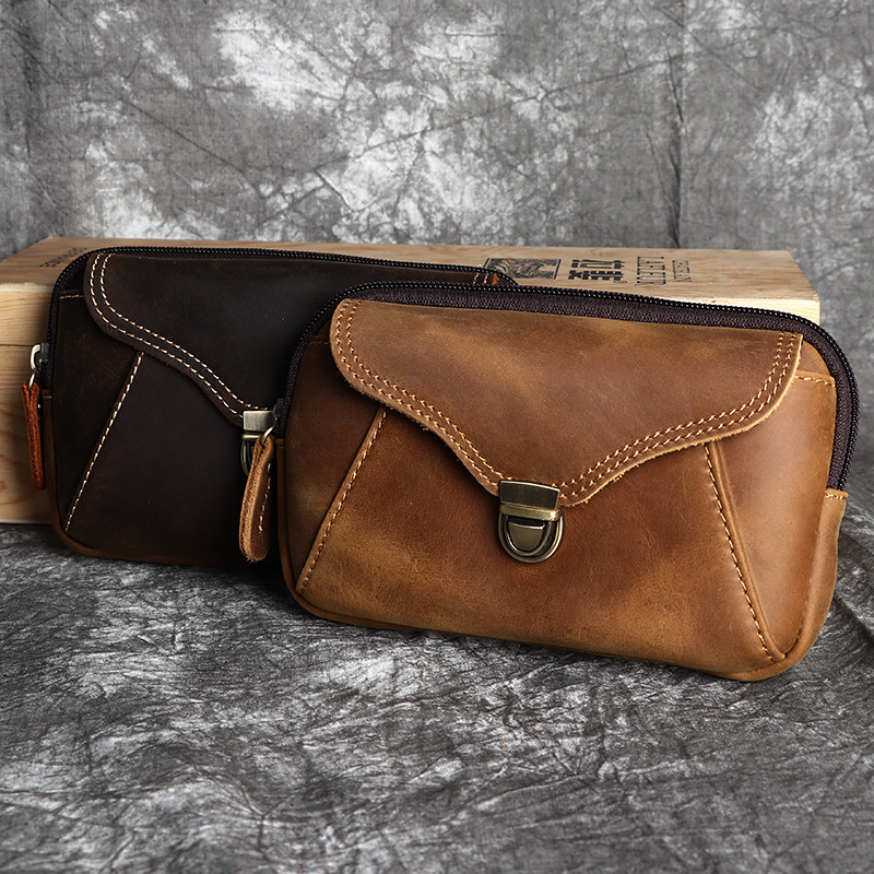 Bolsa de cintura masculina de  - Leatherwork Bag avaliação e preço