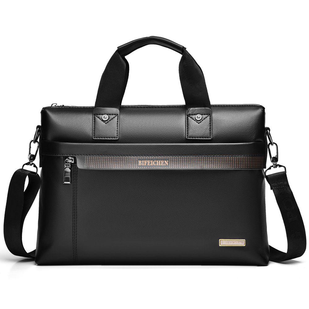 Nova Pasta Executiva Masculina - Leather Work Laptop Bag avaliação e preço