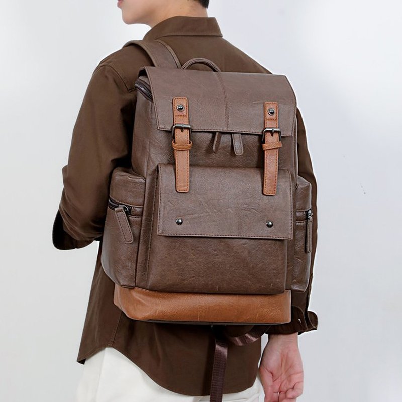 Nova Mochila de Couro Vintage  - Leatherwork Bag avaliação e preço