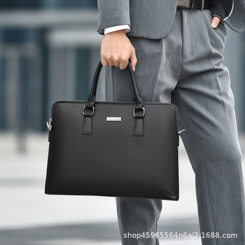 Mala de couro sintético para h - Leather Work Laptop Bag avaliação e preço