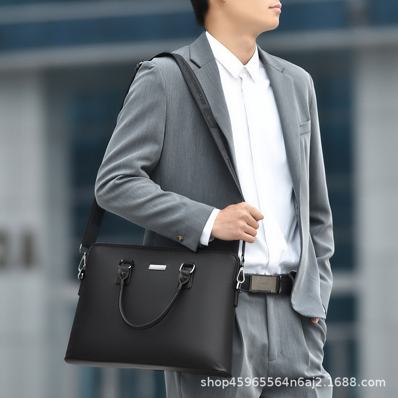 Mala de couro sintético para h - Leather Work Laptop Bag avaliação e preço