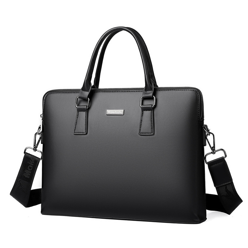 Mala de couro sintético para h - Leather Work Laptop Bag avaliação e preço