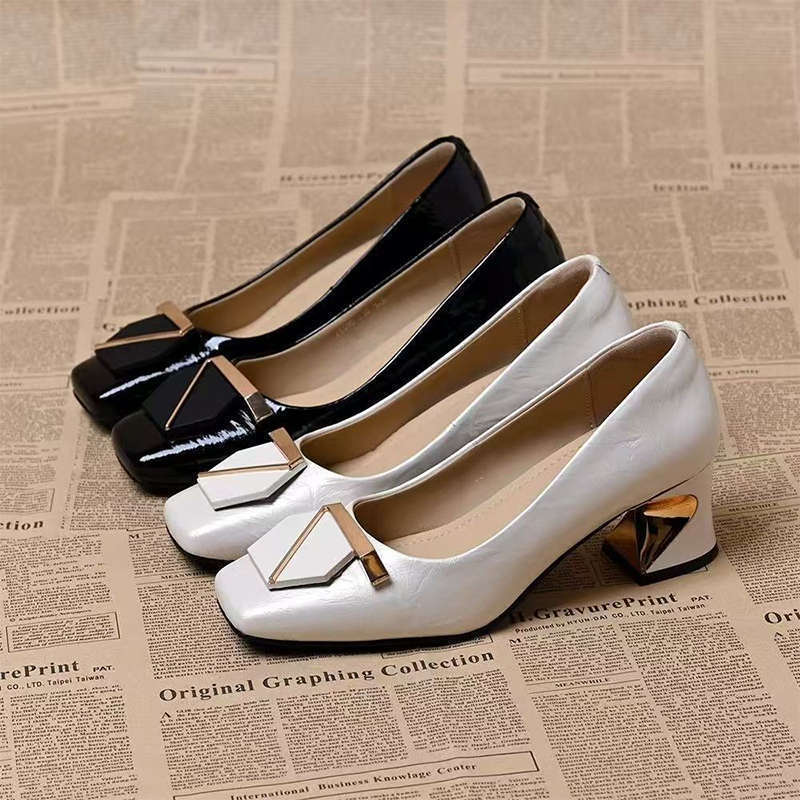Sapatos de Salto Alto Feminino - Leatherwork In French avaliação e preço