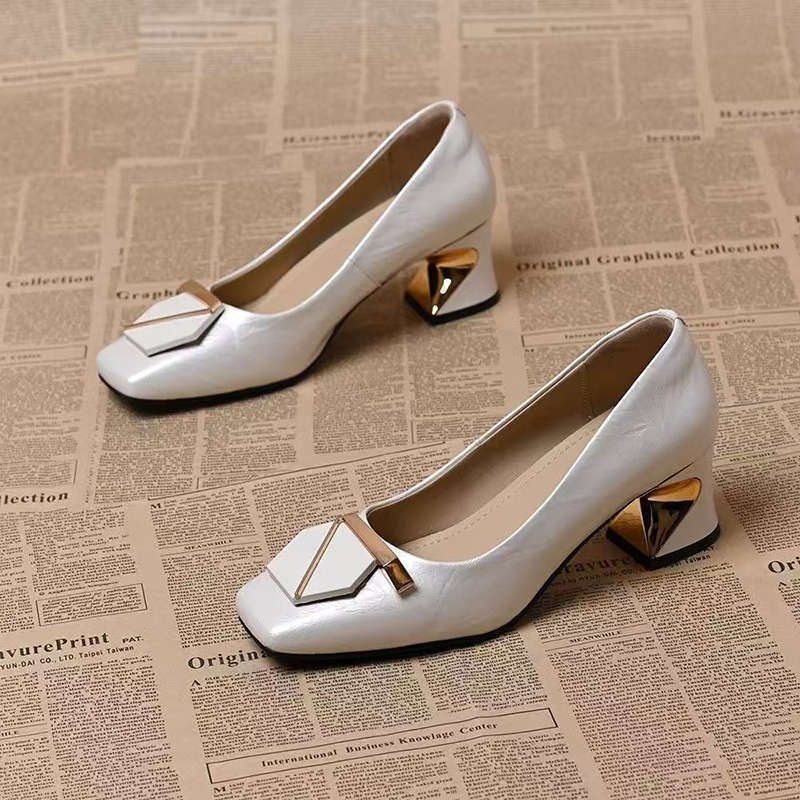 Sapatos de Salto Alto Feminino - Leatherwork In French avaliação e preço