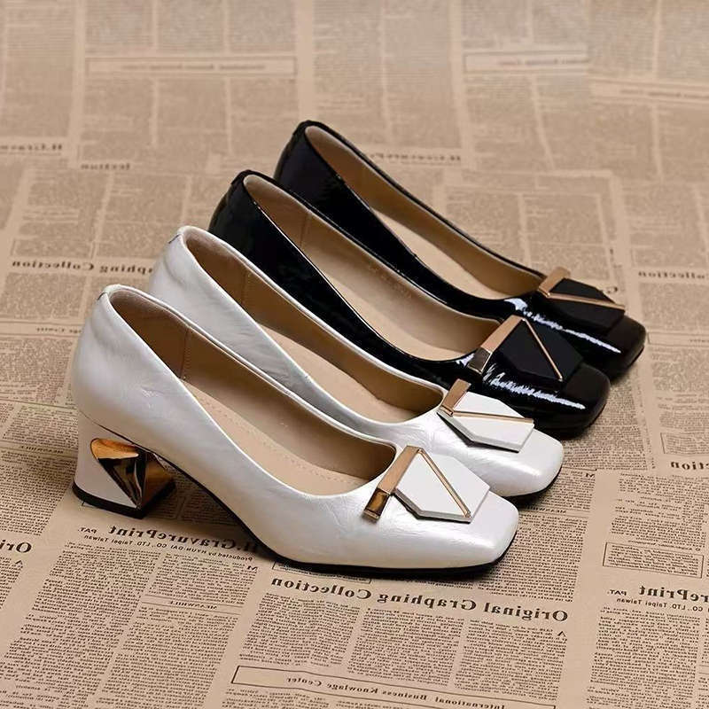 Sapatos de Salto Alto Feminino - Leatherwork In French avaliação e preço