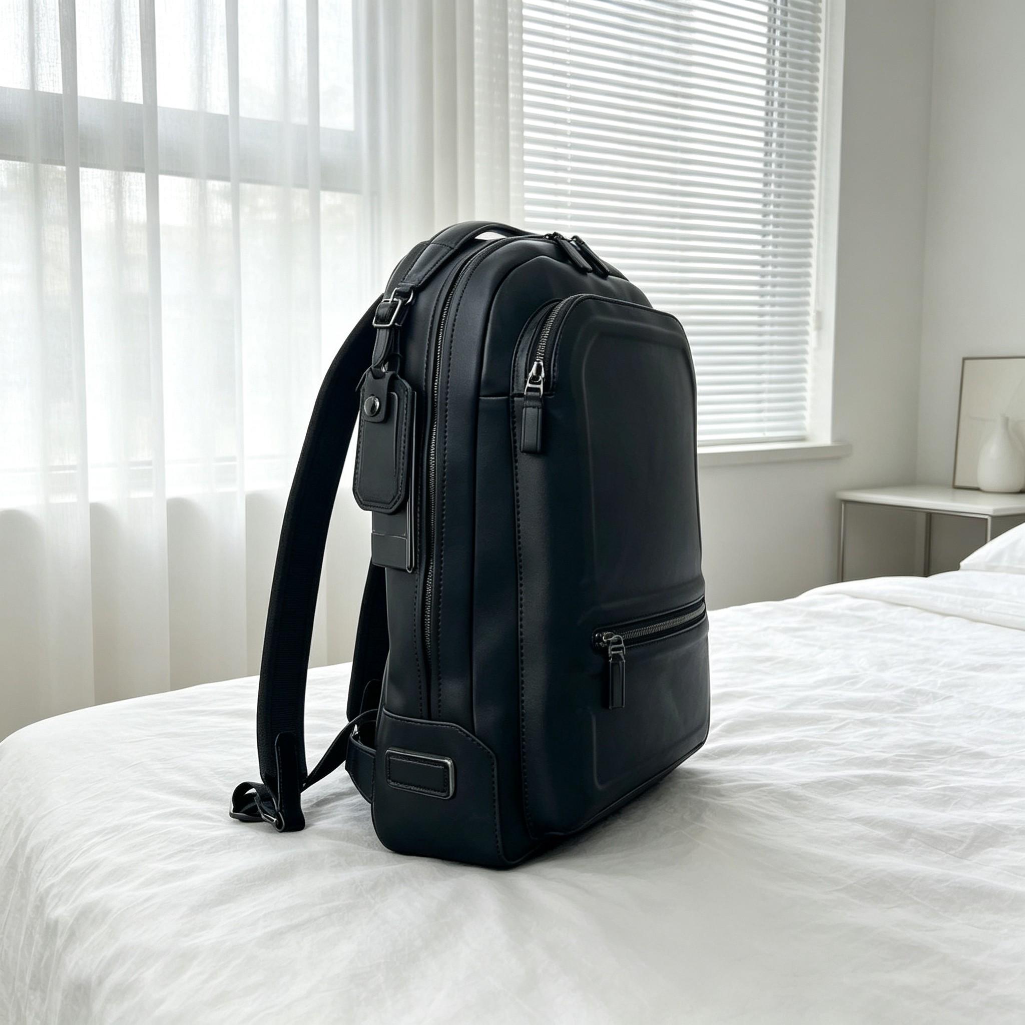 Mochila de Negócios para Homen - Leather Work Rucksack Mens avaliação e preço