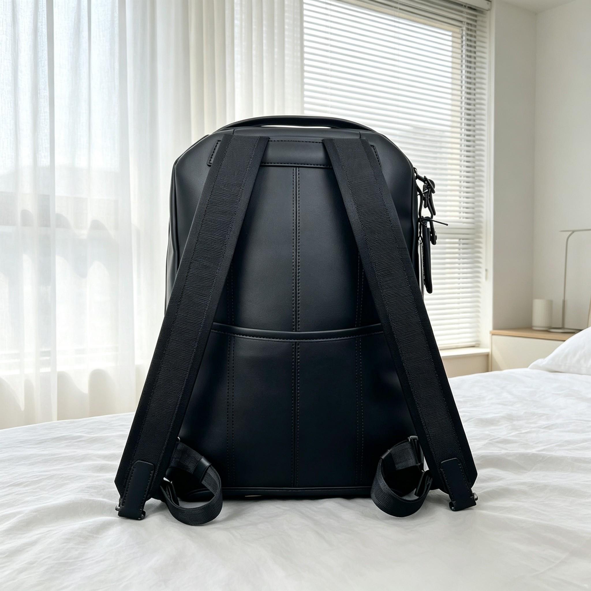Mochila de Negócios para Homen - Leather Work Rucksack Mens avaliação e preço