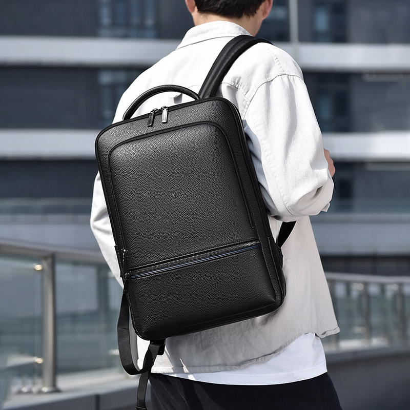 Mochila de couro PU para homen - Leatherwork Bag avaliação e preço