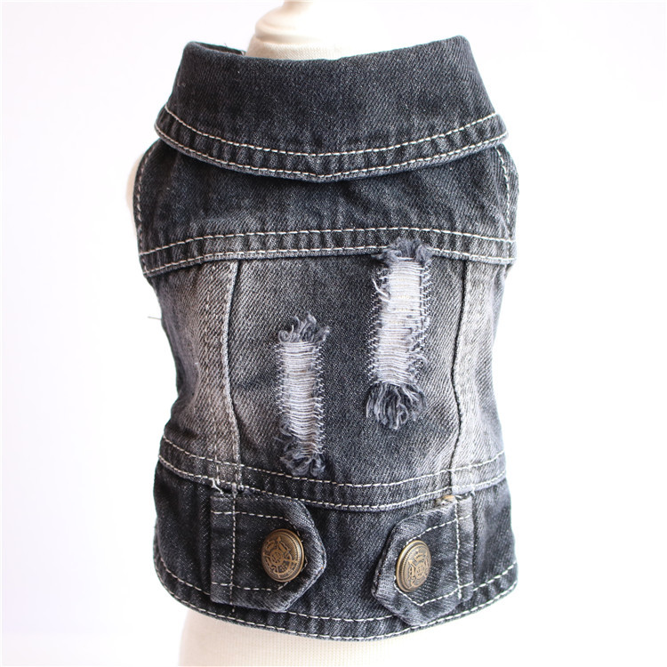 Atacado roupas para animais de - Leather Work Jeans avaliação e preço