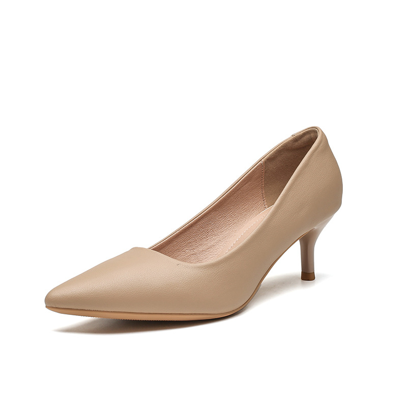 Salto fino feminino de salto a - Leatherwork In French avaliação e preço