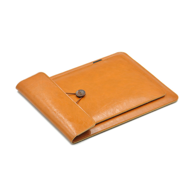 Capa de bolsa para laptop de a - Leather Work Laptop Bag avaliação e preço