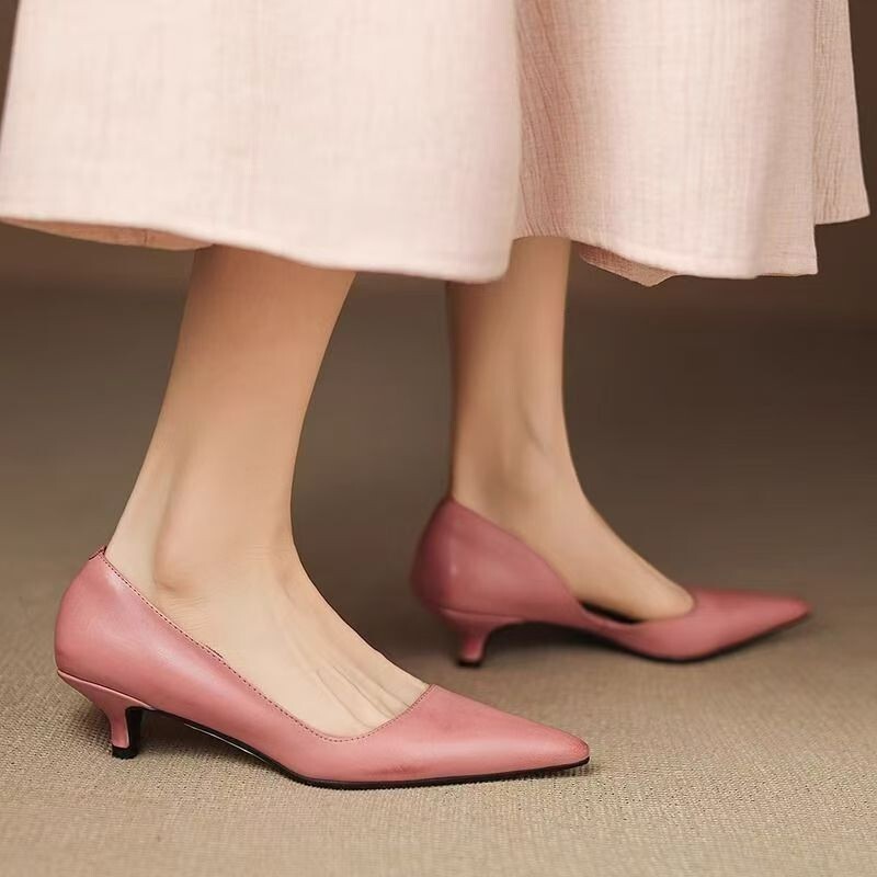 Sapatos femininos de salto agu - Leatherwork In French avaliação e preço