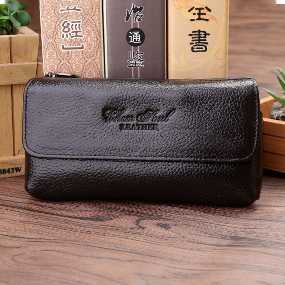 Couro genuíno Fanny Pack para  - Leatherwork Bag avaliação e preço