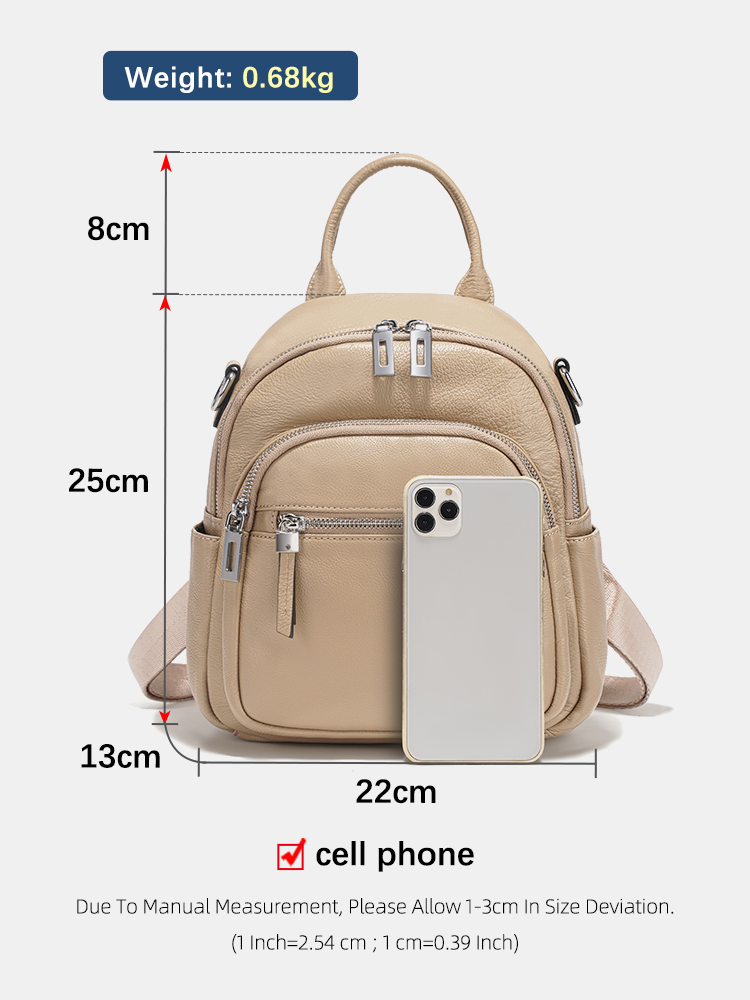Zency mochila pequena de couro - Leatherwork Bag avaliação e preço