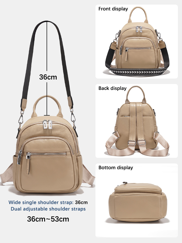 Zency mochila pequena de couro - Leatherwork Bag avaliação e preço
