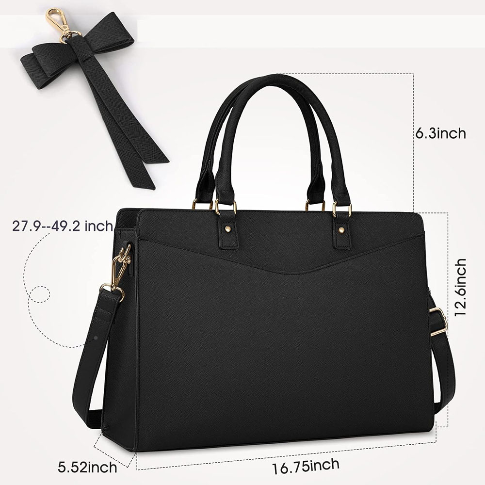 Bolsa para Laptop Feminina de  - Leather Work Laptop Bag avaliação e preço