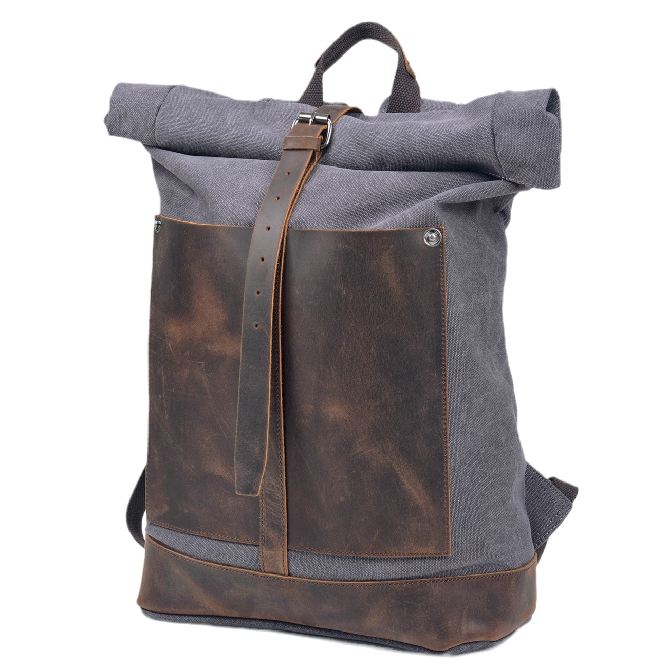 Mochila masculina de lona ence - Leather Work Rucksack Mens avaliação e preço