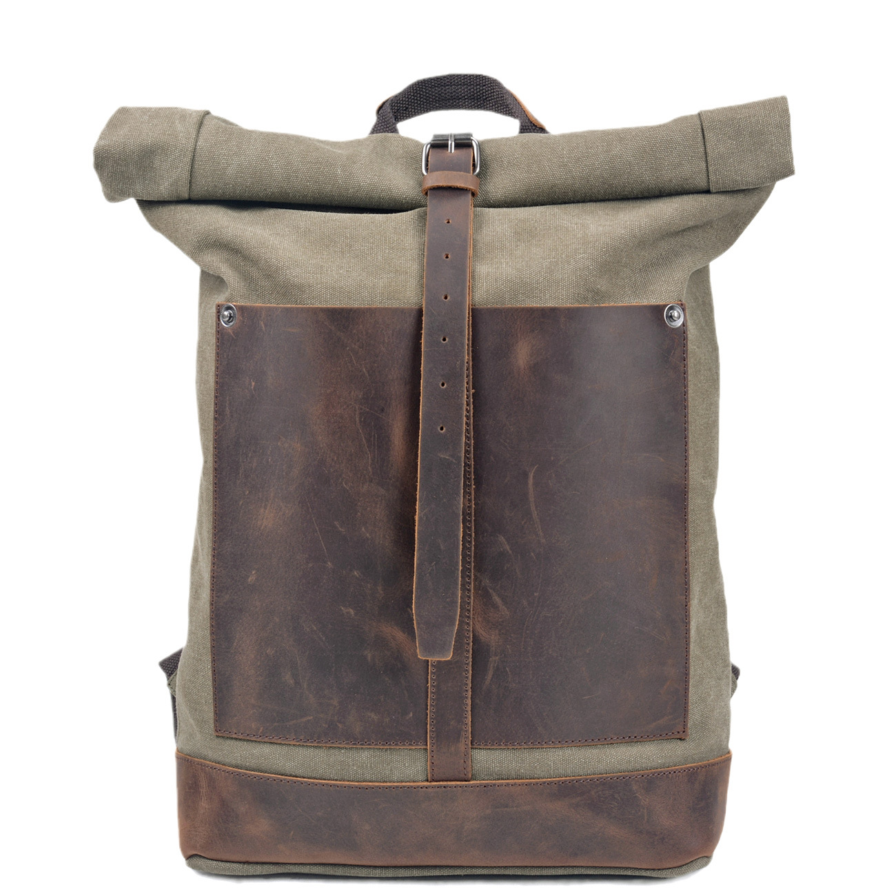 Mochila masculina de lona ence - Leather Work Rucksack Mens avaliação e preço