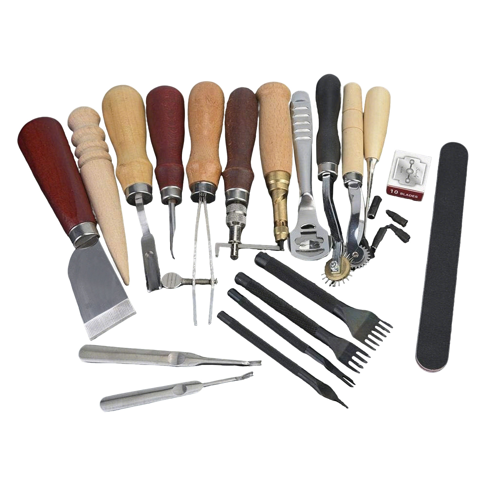 Kit de Ferramentas para Couro, - Beginner Leatherwork Kit avaliação e preço