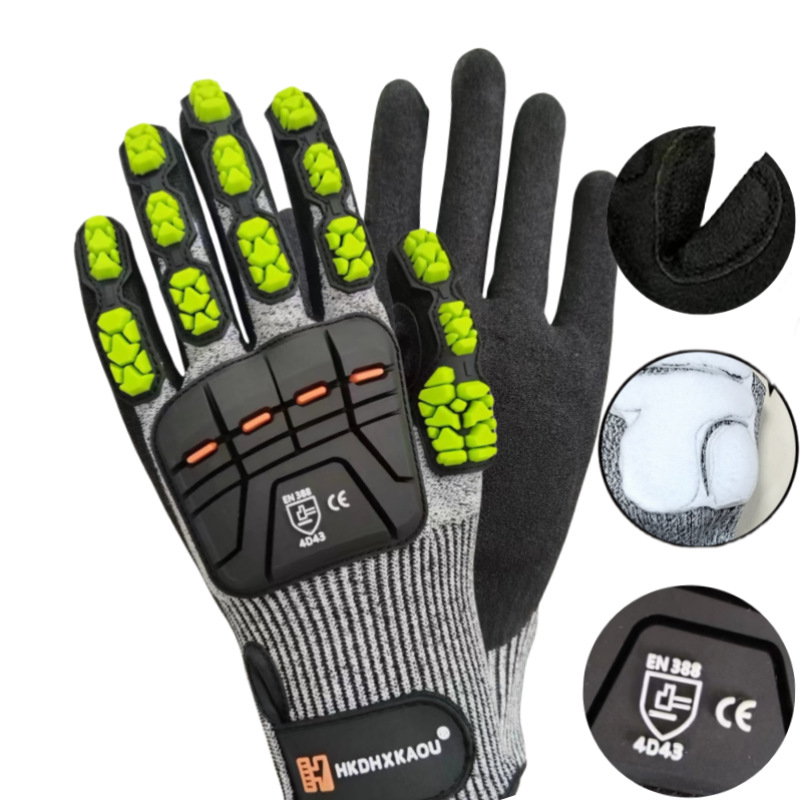 Luvas de trabalho protetoras a - Leatherworking Leveling avaliação e preço