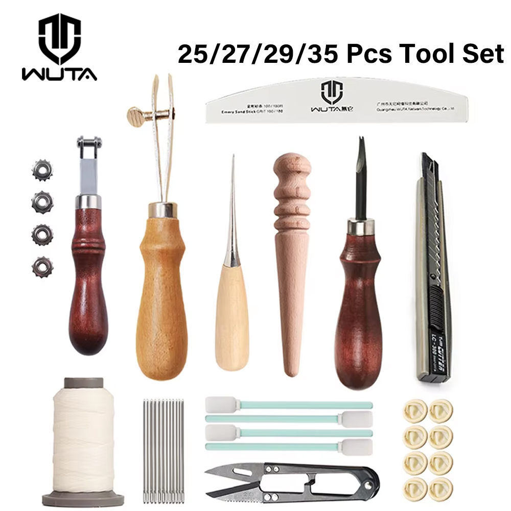 Wuta kit de ferramentas artesa - Beginner Leatherwork Kit avaliação e preço