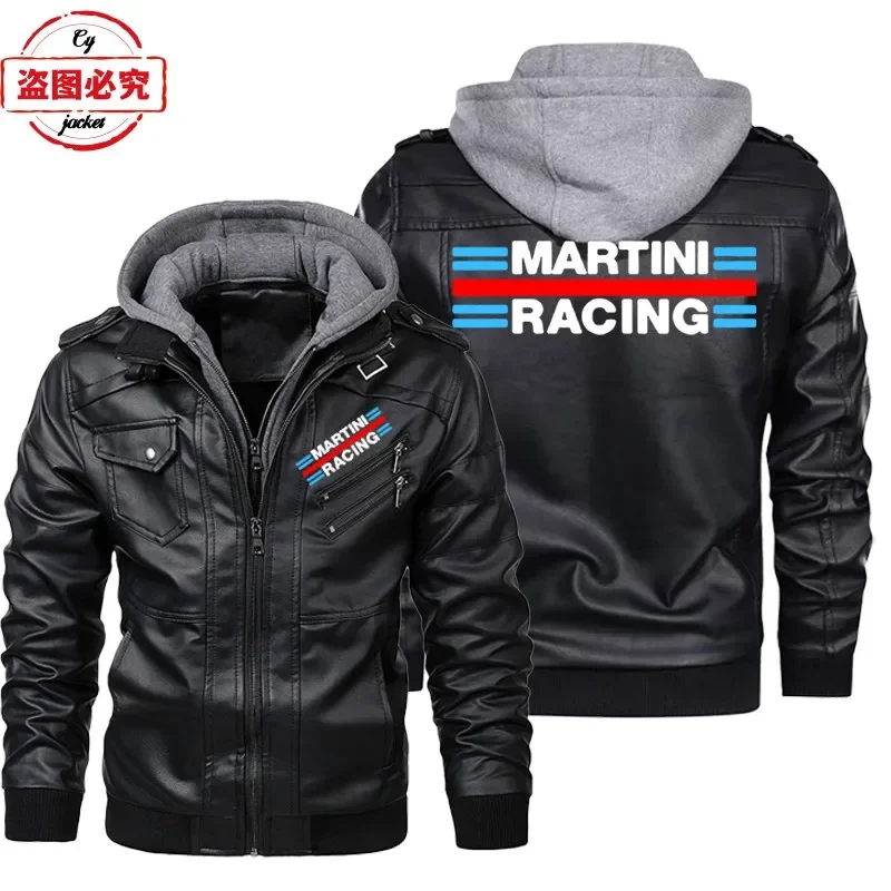 Jaqueta de Couro PU com Logo M - Leather Work Jacket With Hood avaliação e preço
