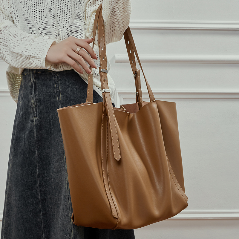 Bolsa Tote Grande de Couro Gen - Leather Work Bag Women avaliação e preço