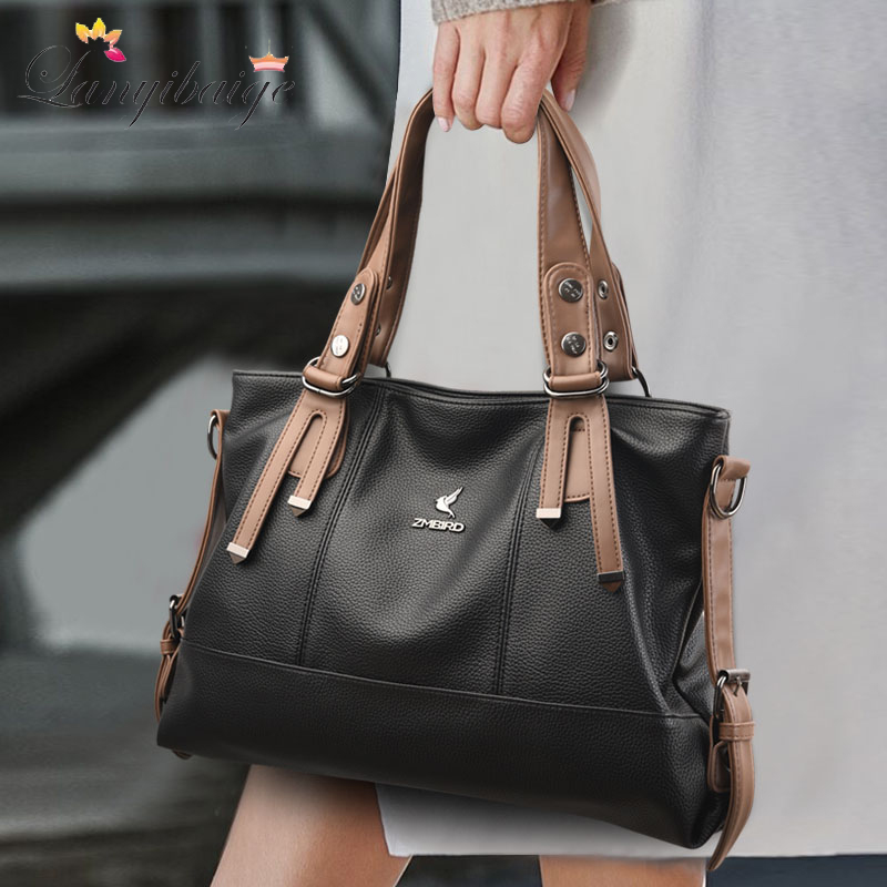 Marca genuína de luxo designer - Leather Work Laptop Bag avaliação e preço
