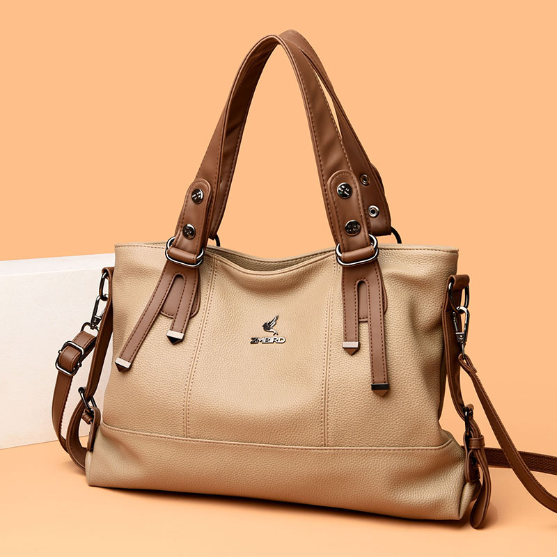 Marca genuína de luxo designer - Leather Work Laptop Bag avaliação e preço
