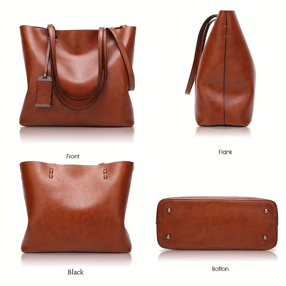 Bolsa de couro retrô clássica  - Leather Work Laptop Bag avaliação e preço
