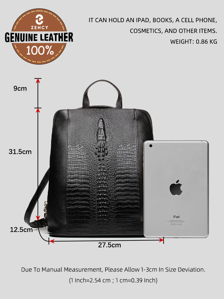 Mochila Feminina Zency de Cour - Leatherwork Bag avaliação e preço